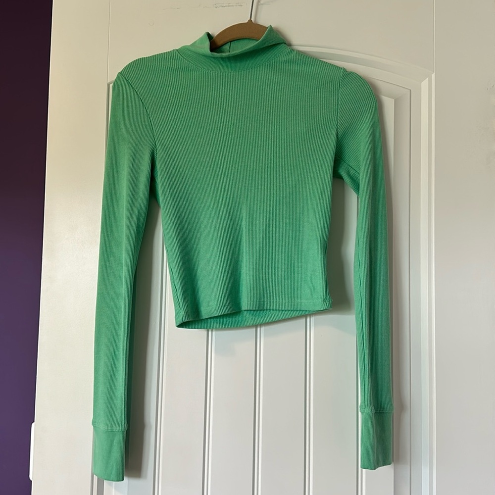 American Eagle Cropped Turtleneck